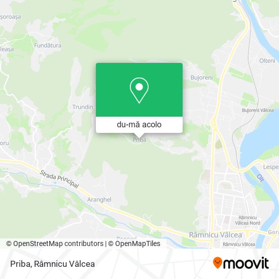 Hartă Priba