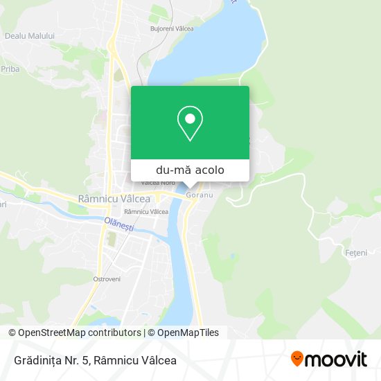 Hartă Grădinița Nr. 5