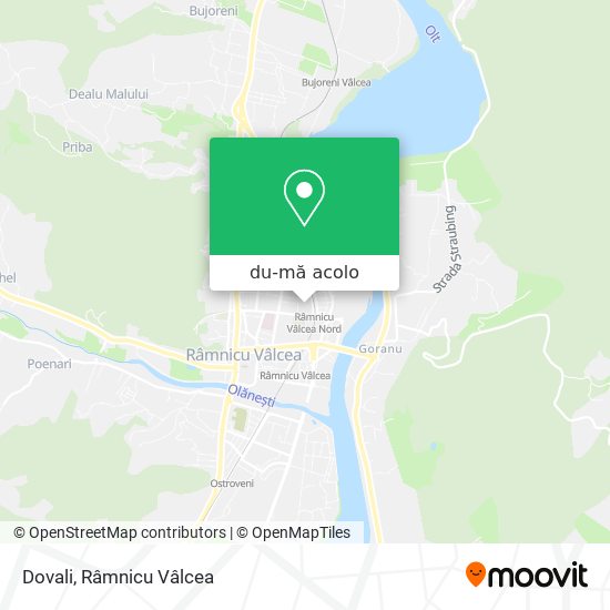 Hartă Dovali
