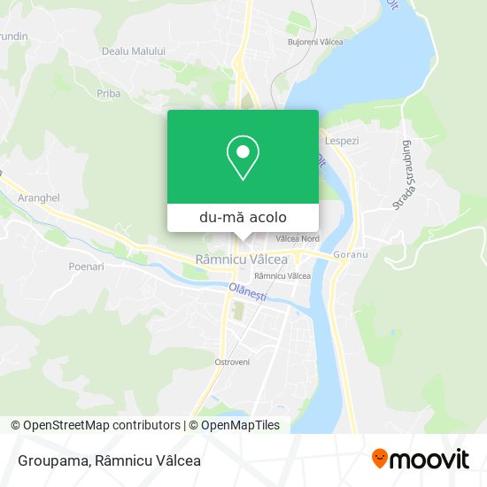 Hartă Groupama