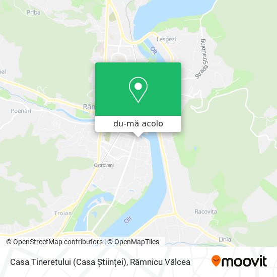 Hartă Casa Tineretului (Casa Științei)