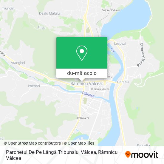 Hartă Parchetul De Pe Lângă Tribunalul Vâlcea