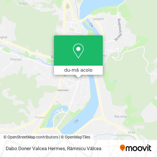 Hartă Dabo Doner Valcea Hermes