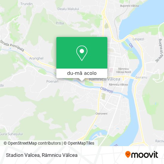 Hartă Stadion Valcea