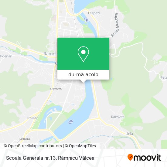 Hartă Scoala Generala nr.13