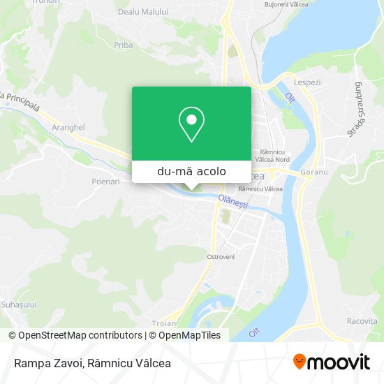 Hartă Rampa Zavoi