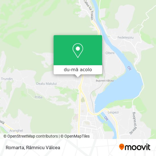 Hartă Romarta