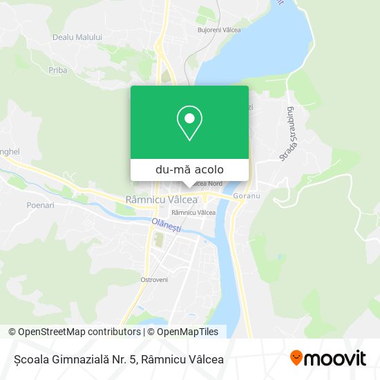 Hartă Școala Gimnazială Nr. 5