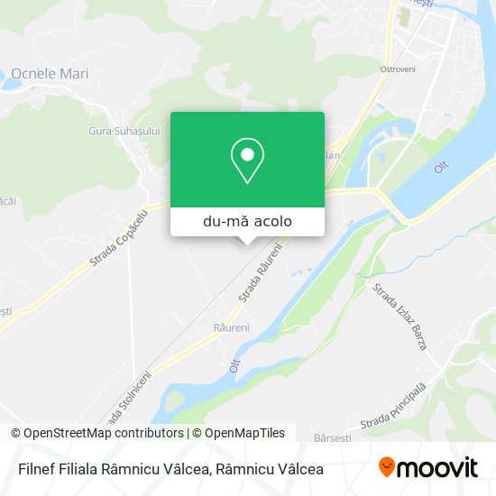 Hartă Filnef Filiala Râmnicu Vâlcea