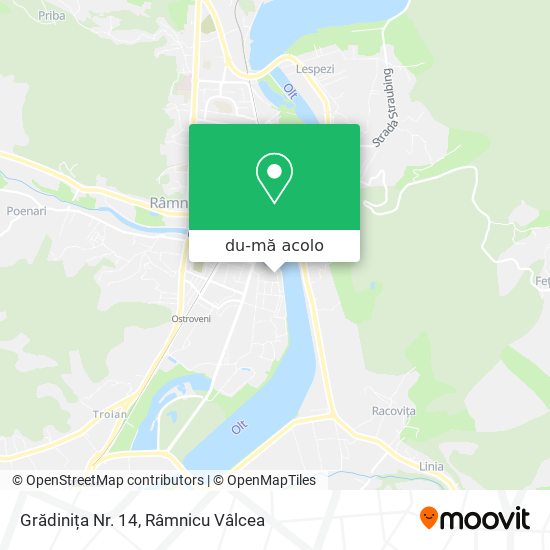 Hartă Grădinița Nr. 14