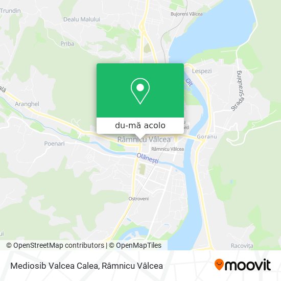 Hartă Mediosib Valcea Calea