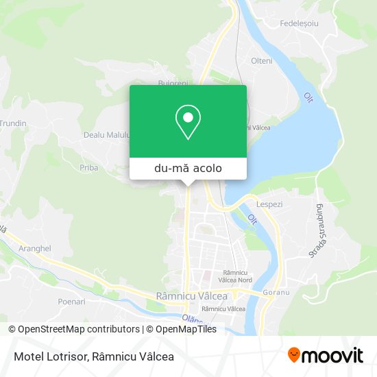 Hartă Motel Lotrisor
