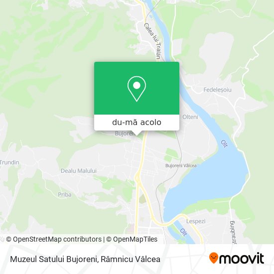 Hartă Muzeul Satului Bujoreni