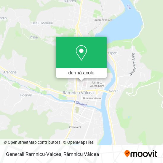 Hartă Generali Ramnicu-Valcea