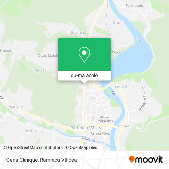 Hartă Gena Clinique