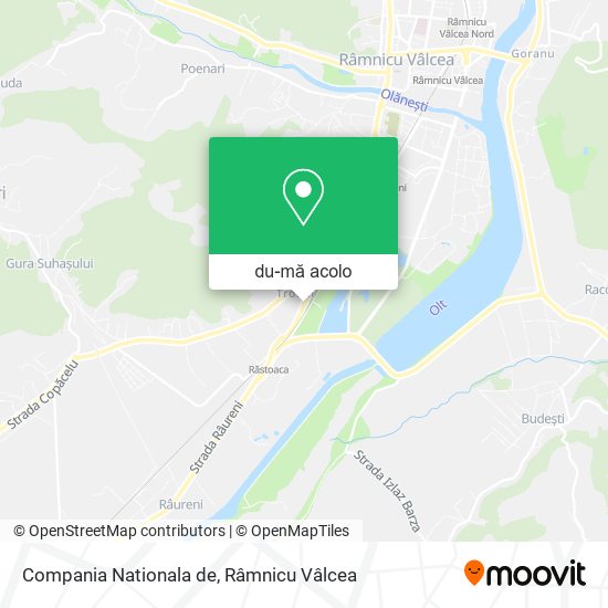 Hartă Compania Nationala de
