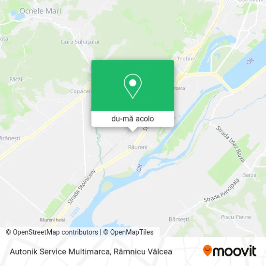 Hartă Autonik Service Multimarca