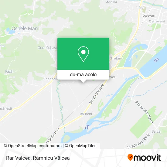 Hartă Rar Valcea