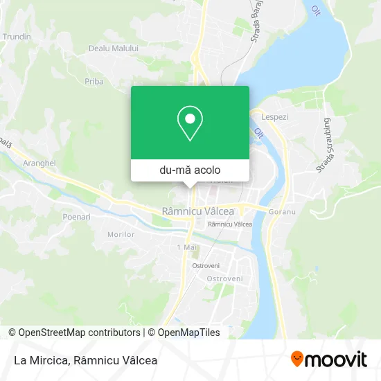 Hartă La Mircica