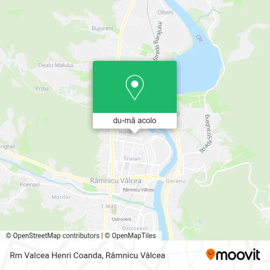 Hartă Rm Valcea Henri Coanda