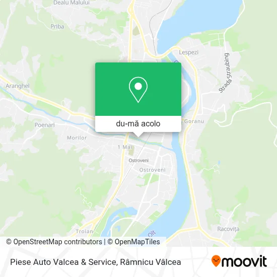 Hartă Piese Auto Valcea & Service