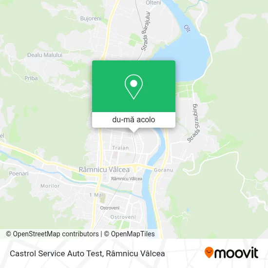 Hartă Castrol Service Auto Test