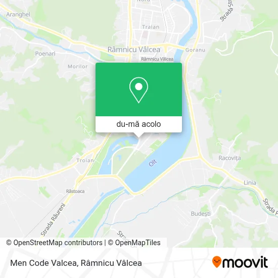 Hartă Men Code Valcea