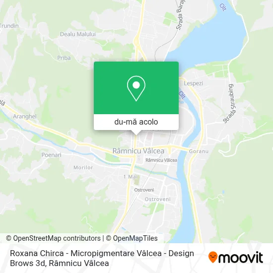 Hartă Roxana Chirca - Micropigmentare Vâlcea - Design Brows 3d