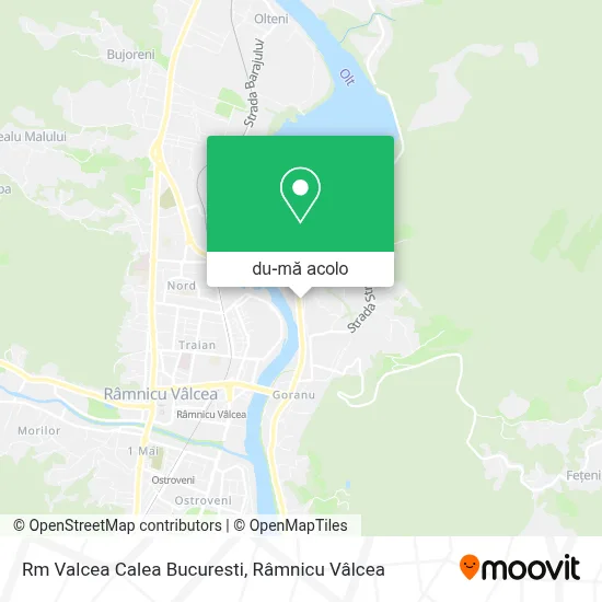 Hartă Rm Valcea Calea Bucuresti