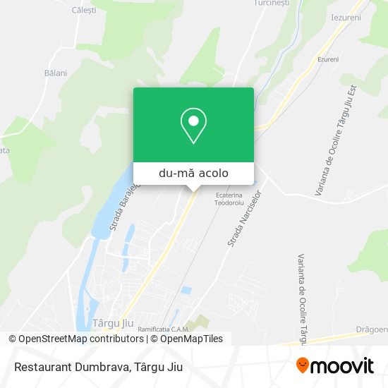 Hartă Restaurant Dumbrava