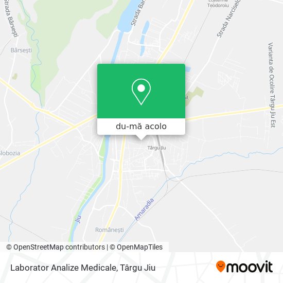Hartă Laborator Analize Medicale