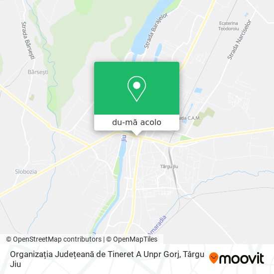 Hartă Organizația Județeană de Tineret A Unpr Gorj
