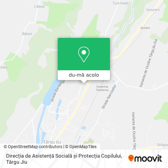 Hartă Direcția de Asistență Socială și Protecția Copilului