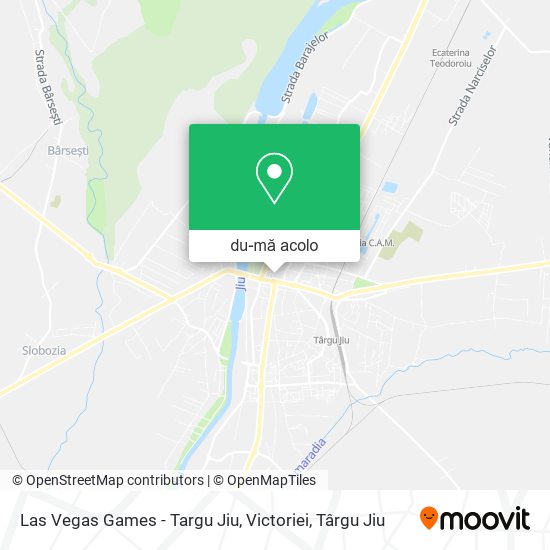 Hartă Las Vegas Games - Targu Jiu, Victoriei