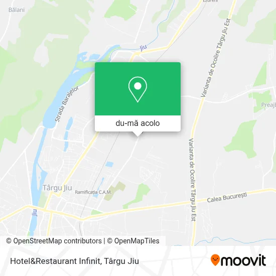 Hartă Hotel&Restaurant Infinit