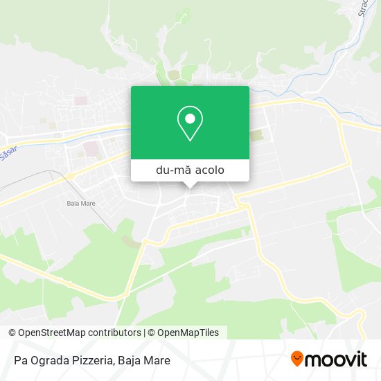 Hartă Pa Ograda Pizzeria