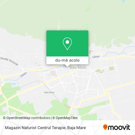Hartă Magazin Naturist Centrul Terapie