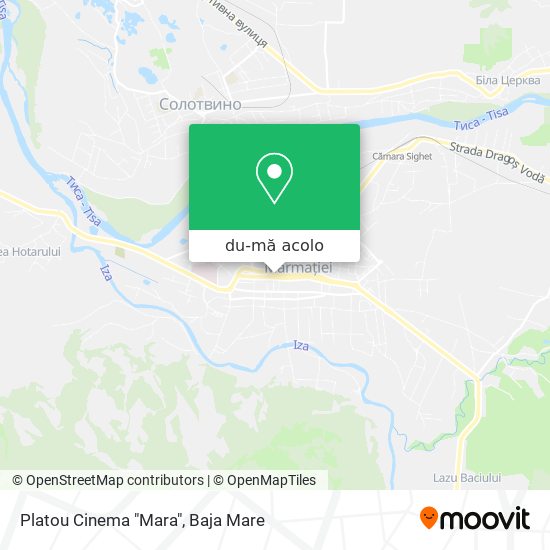 Hartă Platou Cinema "Mara"