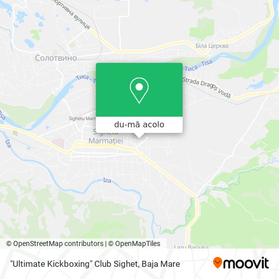 Hartă "Ultimate Kickboxing" Club Sighet