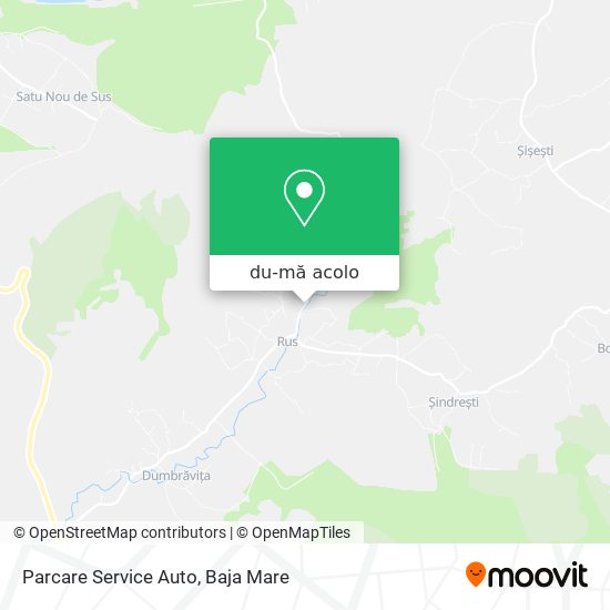 Hartă Parcare Service Auto