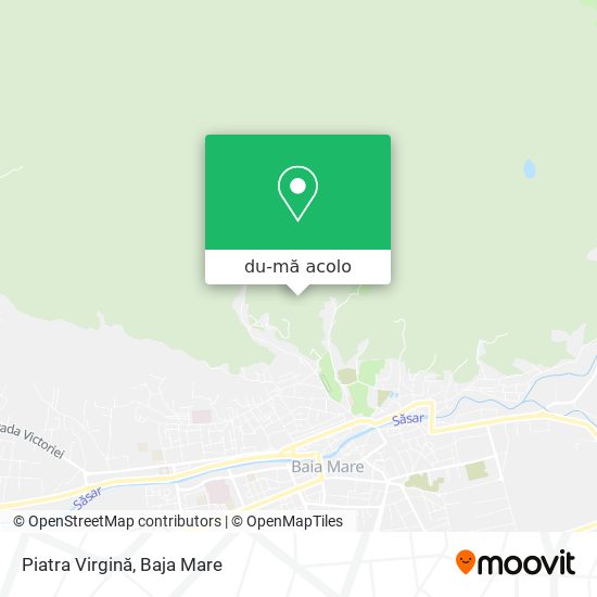 Hartă Piatra Virgină