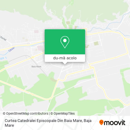 Hartă Curtea Catedralei Episcopale Din Baia Mare