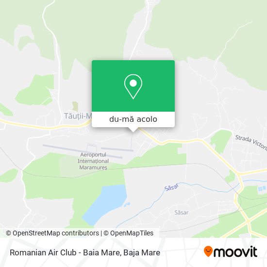 Hartă Romanian Air Club - Baia Mare