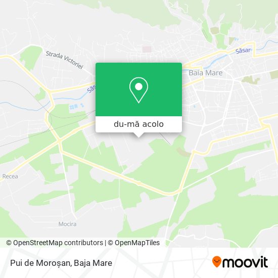Hartă Pui de Moroșan