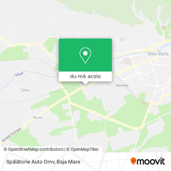 Hartă Spălătorie Auto Omv