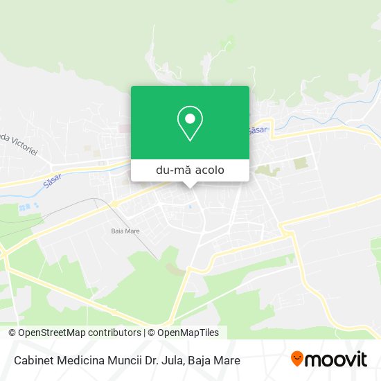 Hartă Cabinet Medicina Muncii Dr. Jula