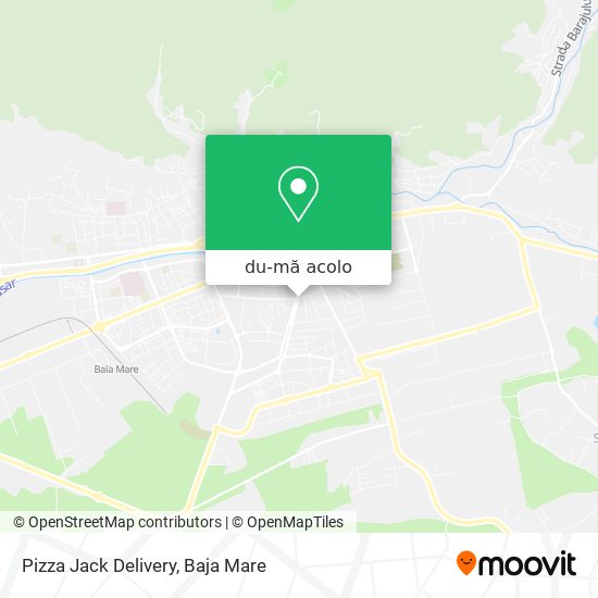 Hartă Pizza Jack Delivery