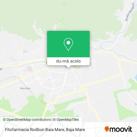 Hartă Fitofarmacia Rodbun Baia Mare