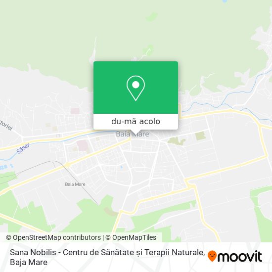 Hartă Sana Nobilis - Centru de Sănătate şi Terapii Naturale