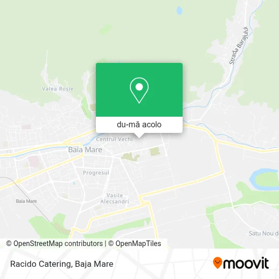 Hartă Racido Catering